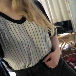 Stripped jersey dress brandy Melville